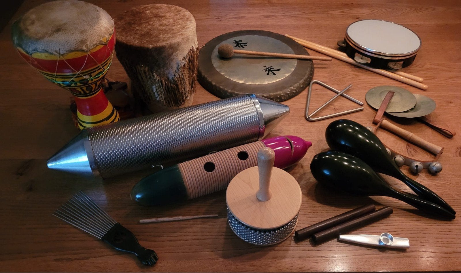 Percussieinstrumenten, Muziek en Instrumenten, Percussie, Ophalen, Zo goed als nieuw