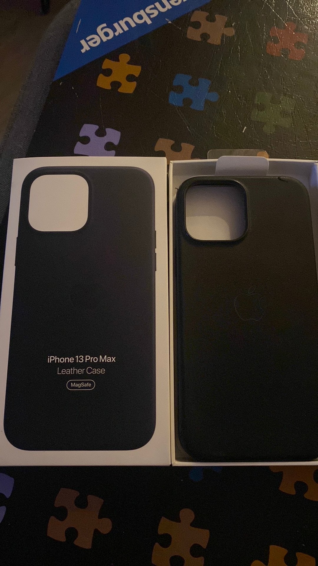 Iphone 13 pro max leather case magsafe, Verzenden, Zo goed als nieuw, IPhone 13 Pro Max
