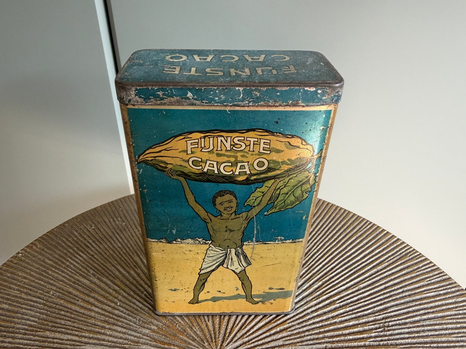 Fijnste cacao blik, Ophalen of Verzenden, Gebruikt