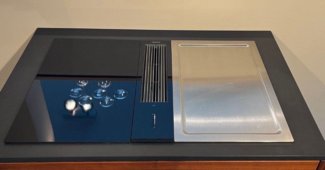 Bora classic 2.0 inductie kookplaat recirculatie compleet, Zo goed als nieuw, Energieklasse A of zuiniger, Inbouw, Inductie
