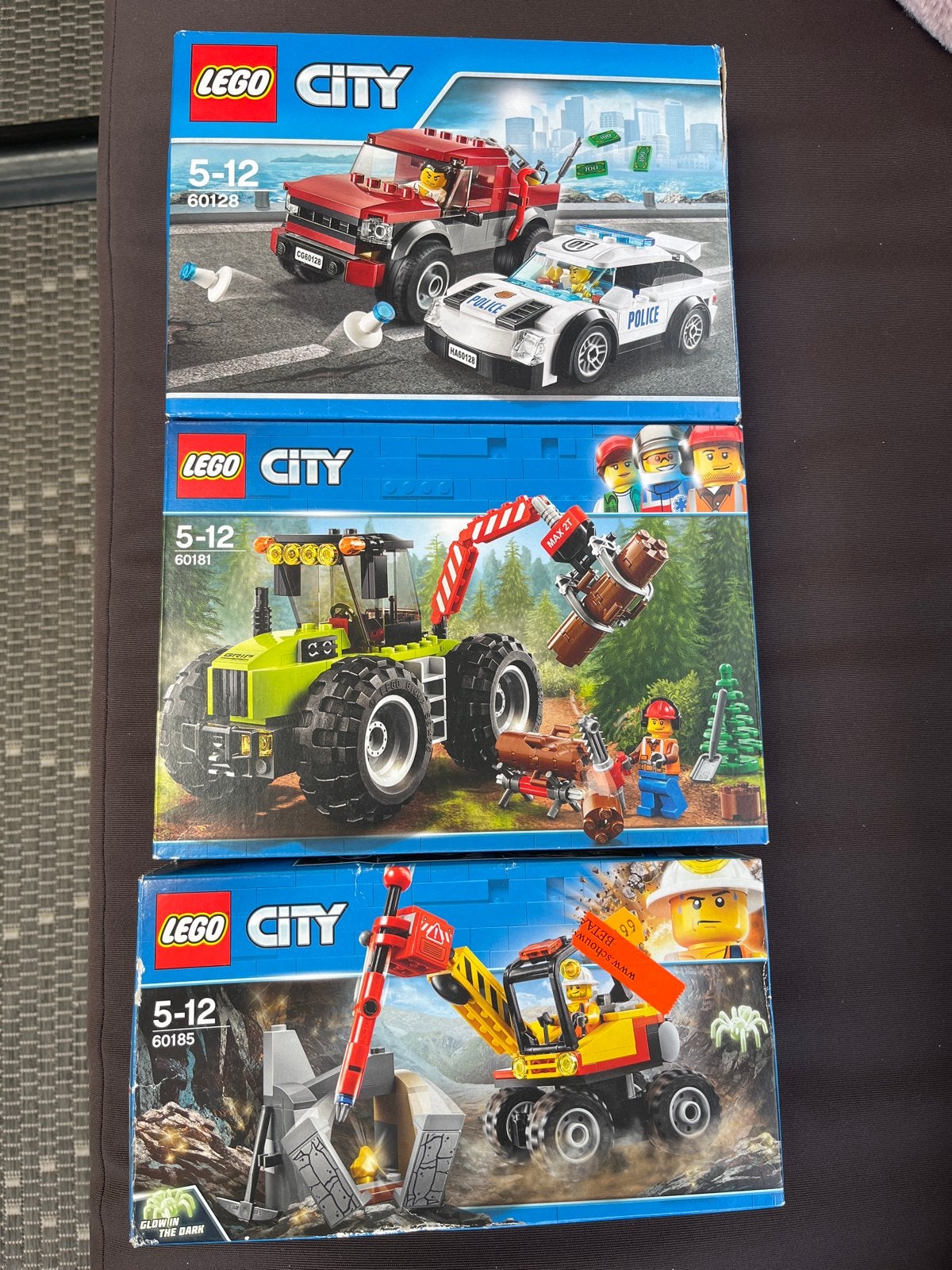 LEGO City Set: Politie, Bosbouw en Mijnbouw, Ophalen, Gebruikt