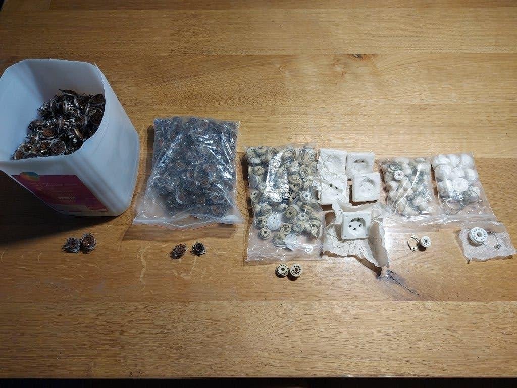 Buisvoeten Noval, Mininoval, Post 5, Compactron, Ophalen of Verzenden, Overige onderdelen