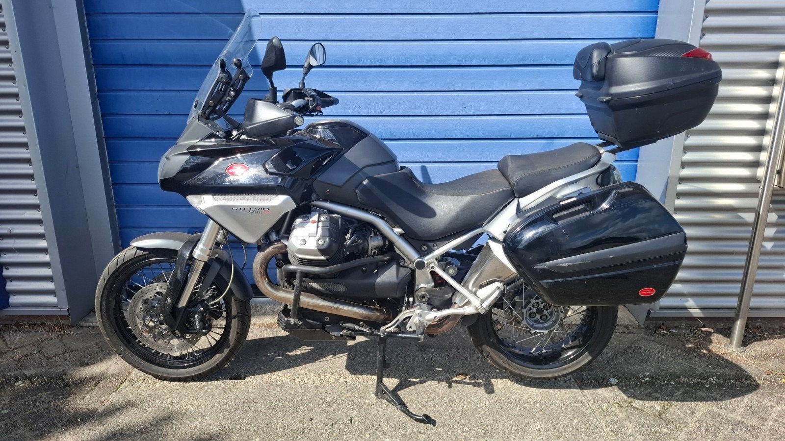 Moto Guzzi Stelvio 4V 1200 - Nette, goed onderhouden motor, Motoren, 2 cilinders, Particulier, ABS, Meer dan 35 kW