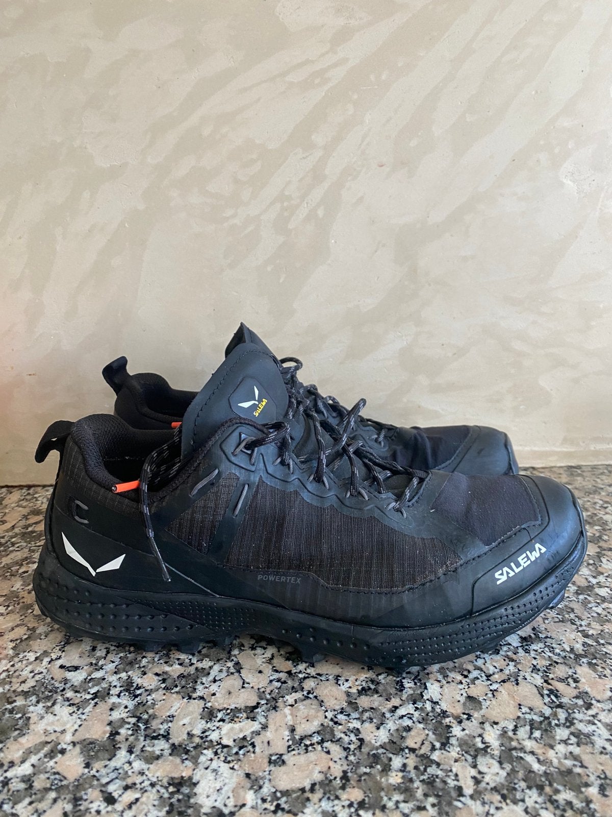 Zwarte Salewa pedroc trailrunning hiking wandelschoenen 40.5, Ophalen of Verzenden, Zo goed als nieuw, Schoenen