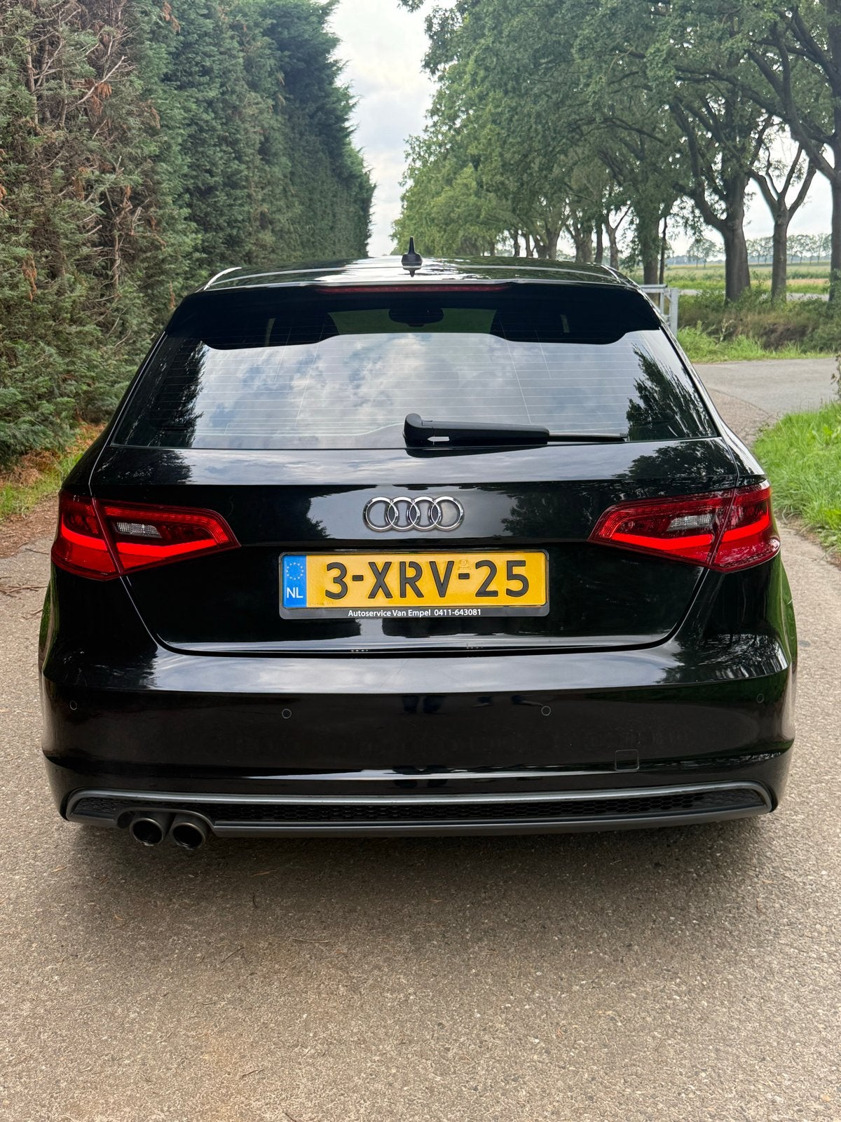 Audi A3 1.4 Tfsi 110KW SB S-tronic S line 2014 Zwart, Auto's, 4 cilinders, 1210 kg, Leder en Stof, Zwart