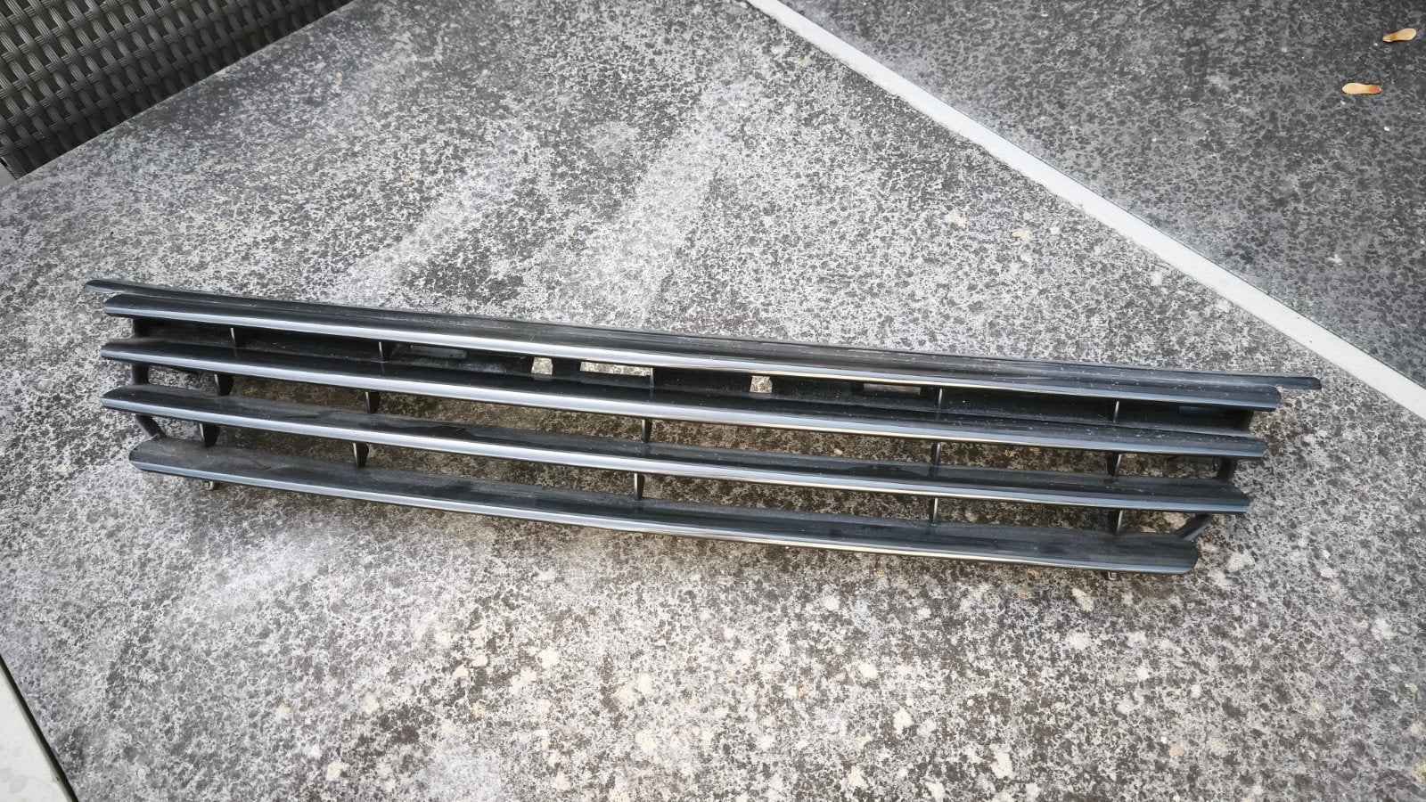 Embleemloze grill VW Polo 6N (1994-2002) - Gebruikt, Ophalen of Verzenden, Gebruikt, Voor, Volkswagen