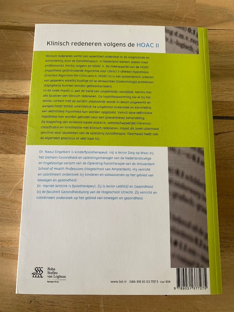 HOAC II, Boeken, Studieboeken en Cursussen, Ophalen of Verzenden, Beta, Nieuw, HBO