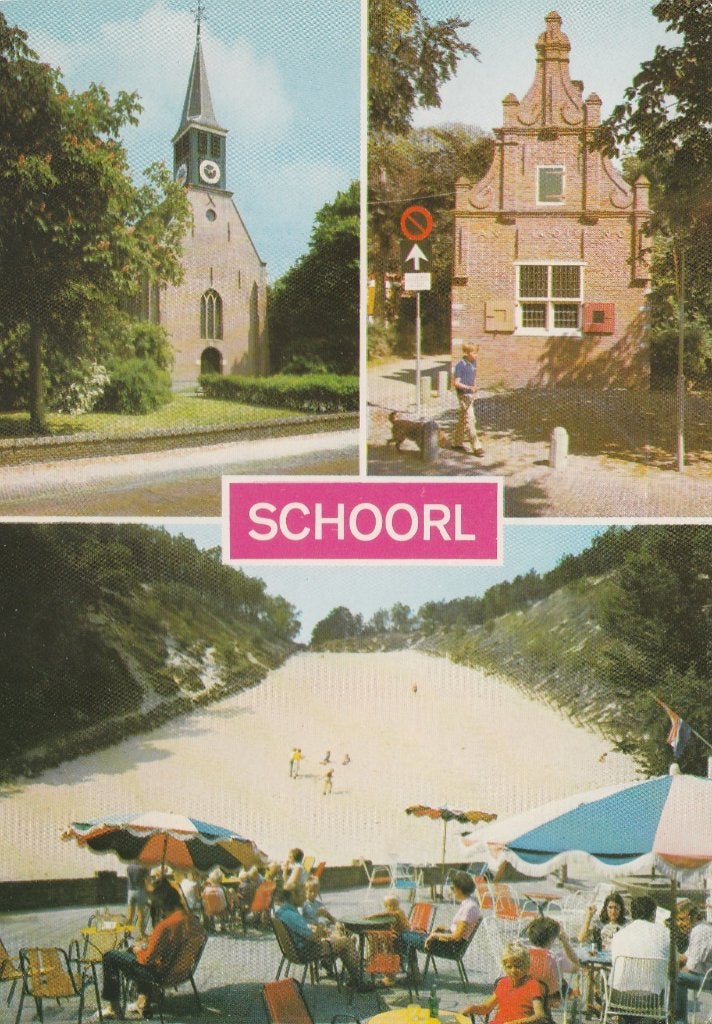 SCHOORL Kerk Klimduin Raadhuis, Verzenden, 1960 tot 1980, Gelopen, Noord-Holland