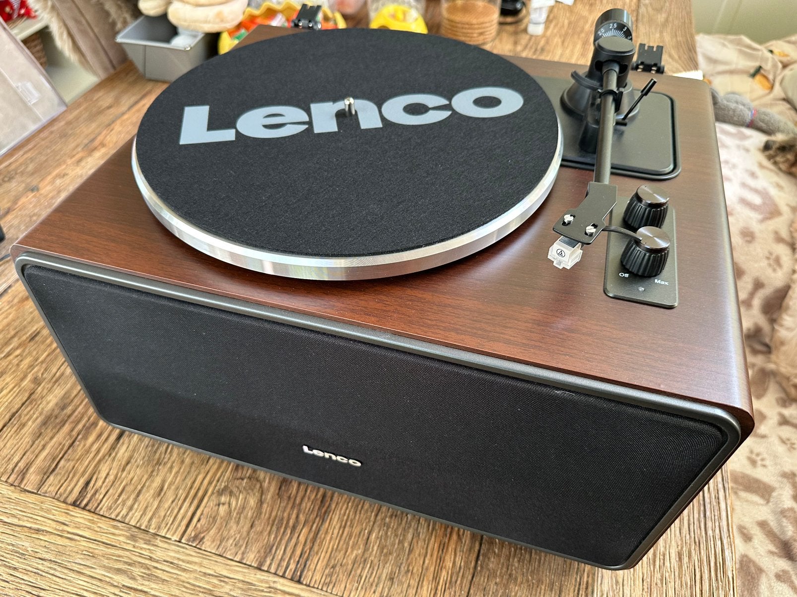 Lenco LS-470WA platenspeler, Ophalen, Zo goed als nieuw, Platenspeler, Overige merken