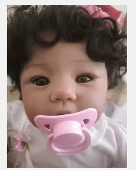 Realistische baby pop levensecht Abigail (50cm), Ophalen of Verzenden, Nieuw, Pop