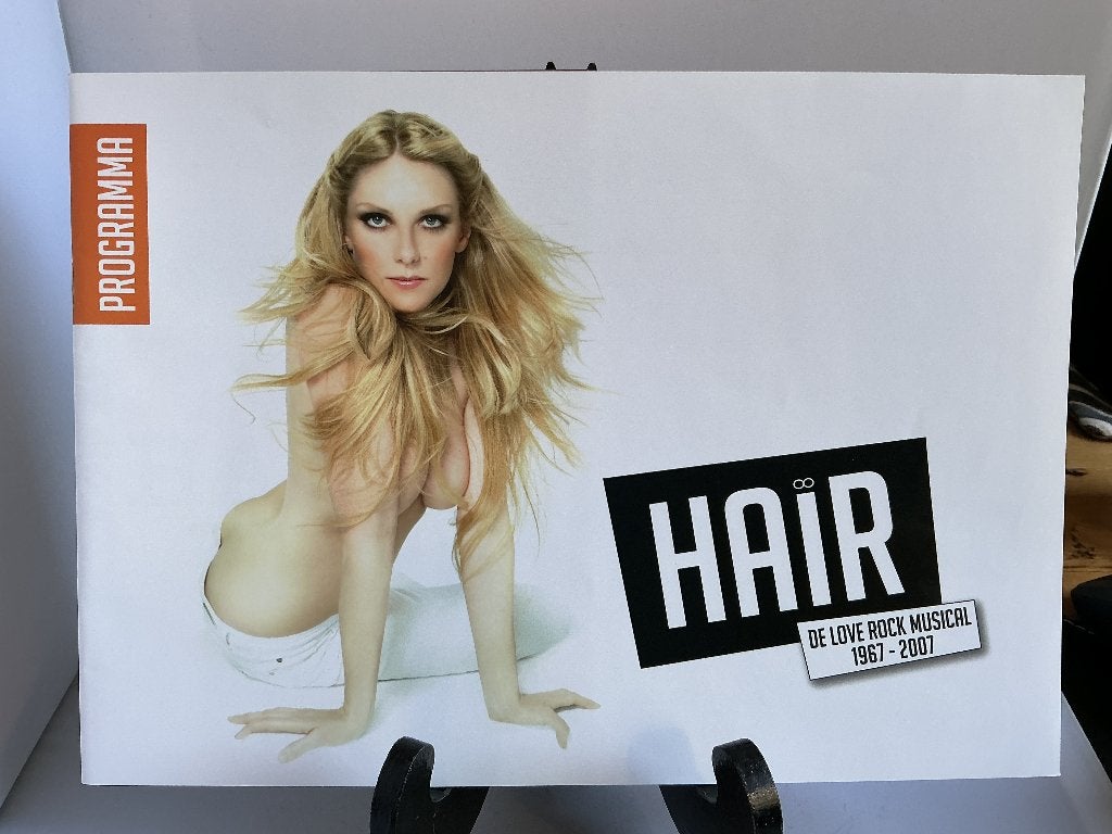 Hair # de love rock musical 2007 # Programmaboek, Ophalen of Verzenden, Zo goed als nieuw, Ballet of Musical