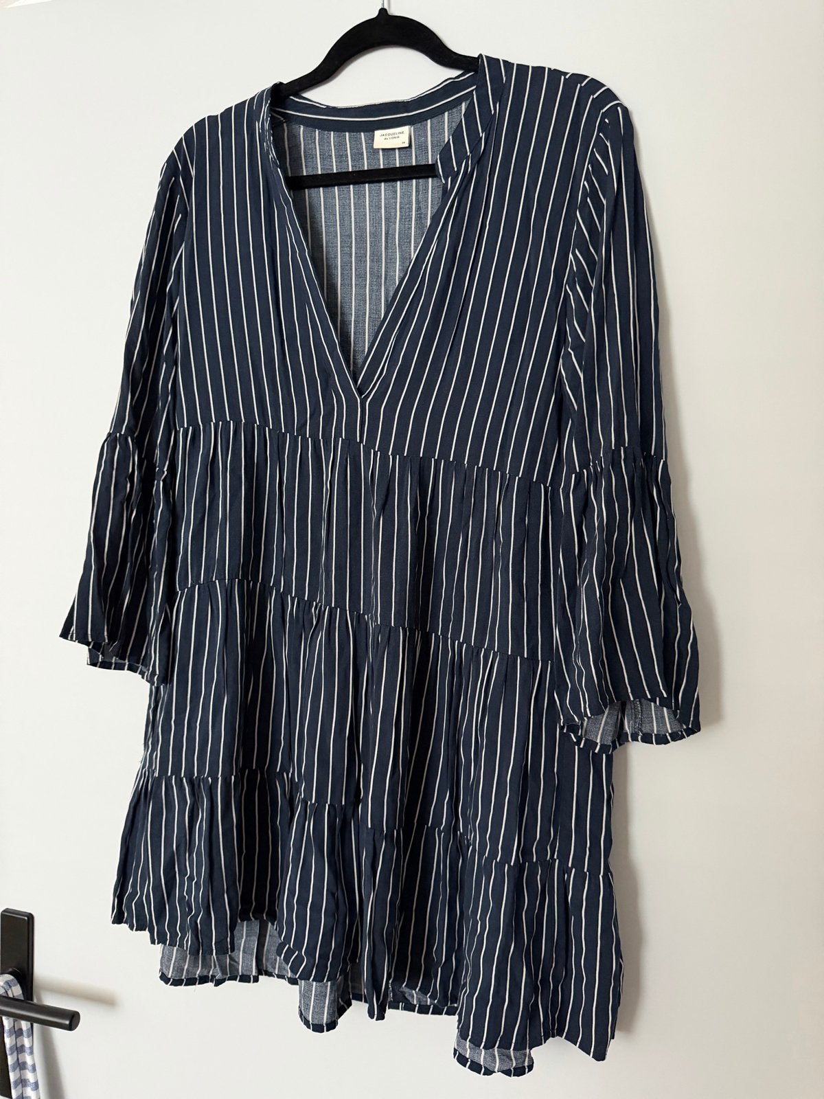 Jacqueline de Yong gestreepte jurk maat M, Maat 38/40 (M), Blauw, Ophalen of Verzenden, Zo goed als nieuw