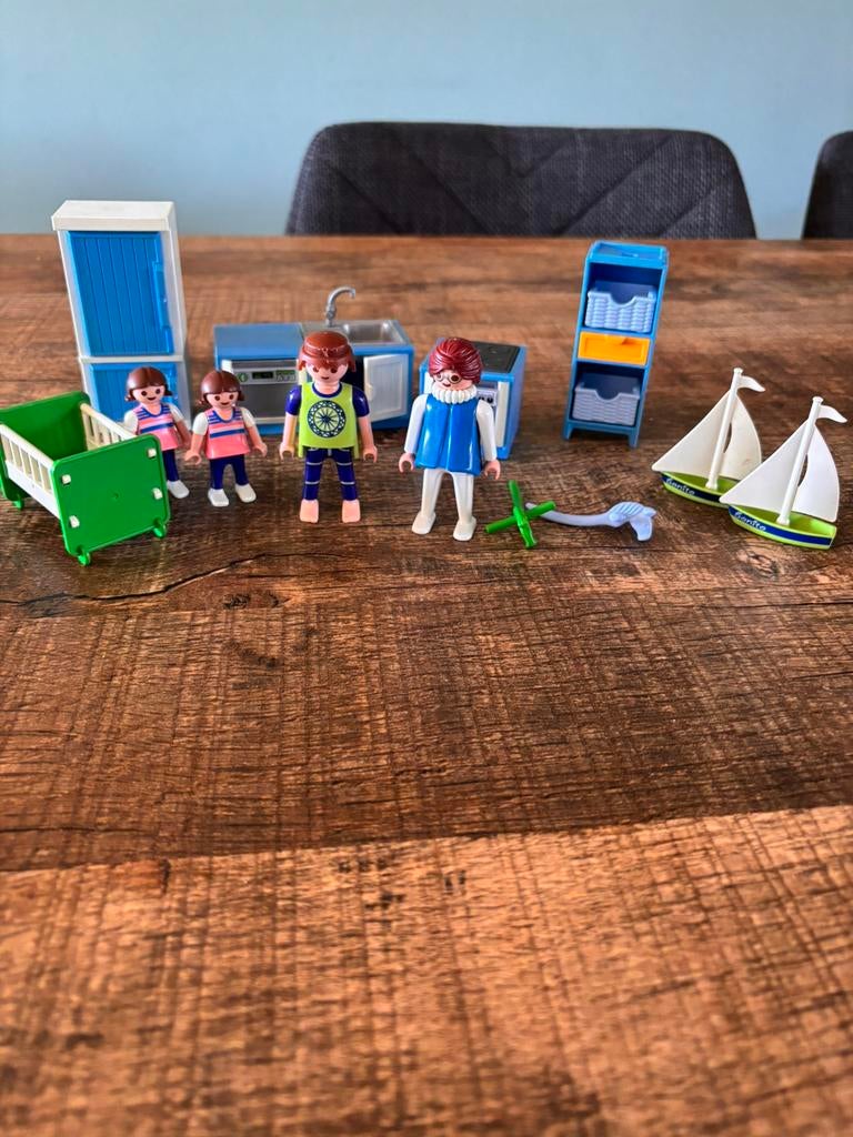 Playmobil set met keuken, Ophalen of Verzenden, Gebruikt, Los playmobil