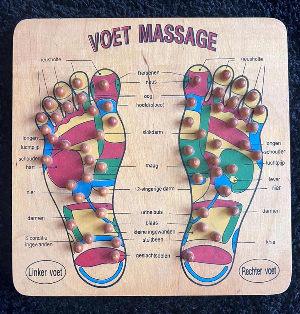 Houten plank Voet Kaart Massage Reflexologie/Acupressur, Ophalen of Verzenden, Apparaat