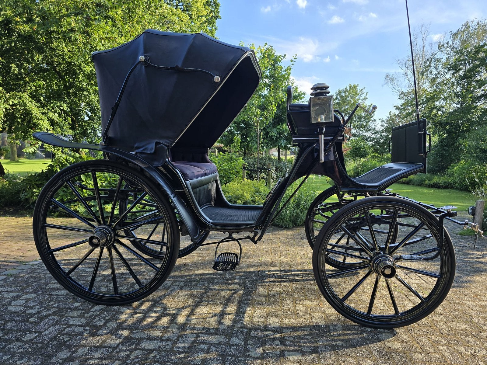 Zeer mooi gerestaureerde Victoria Koets rijtuig menwagen, Zo goed als nieuw, Overige typen, Paard