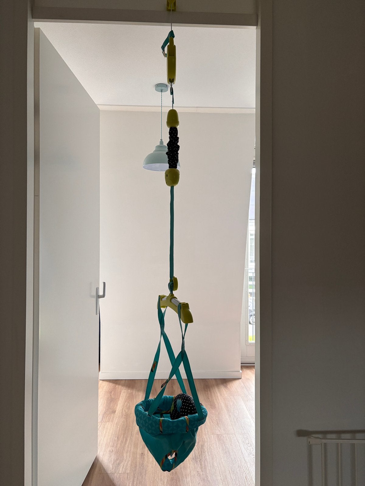 Bright Starts deurspringer/schommel, Kinderen en Baby's, Ophalen, Gebruikt
