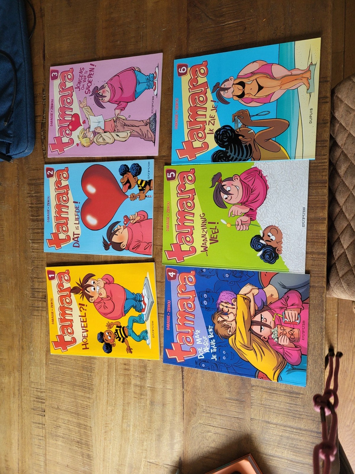 Tamara stripboeken deel 1 t/m 6, Meerdere stripboeken, Ophalen of Verzenden, Gelezen
