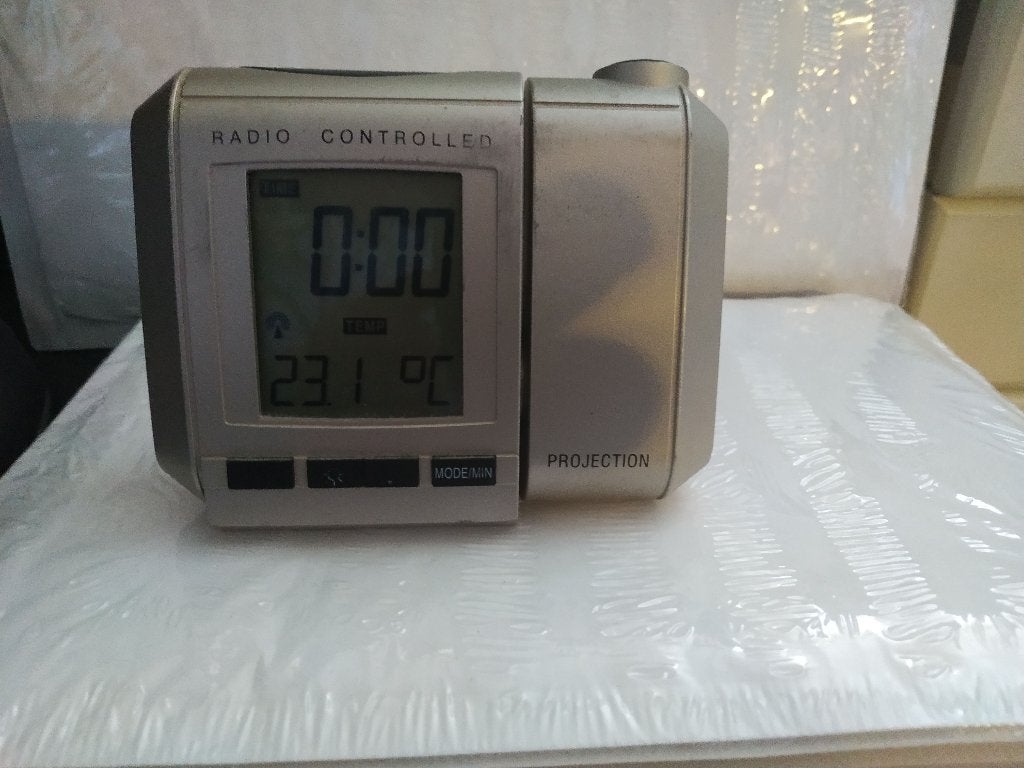 Technoline WT 535 klok, Ophalen of Verzenden, Gebruikt, Digitaal, Tafelklok