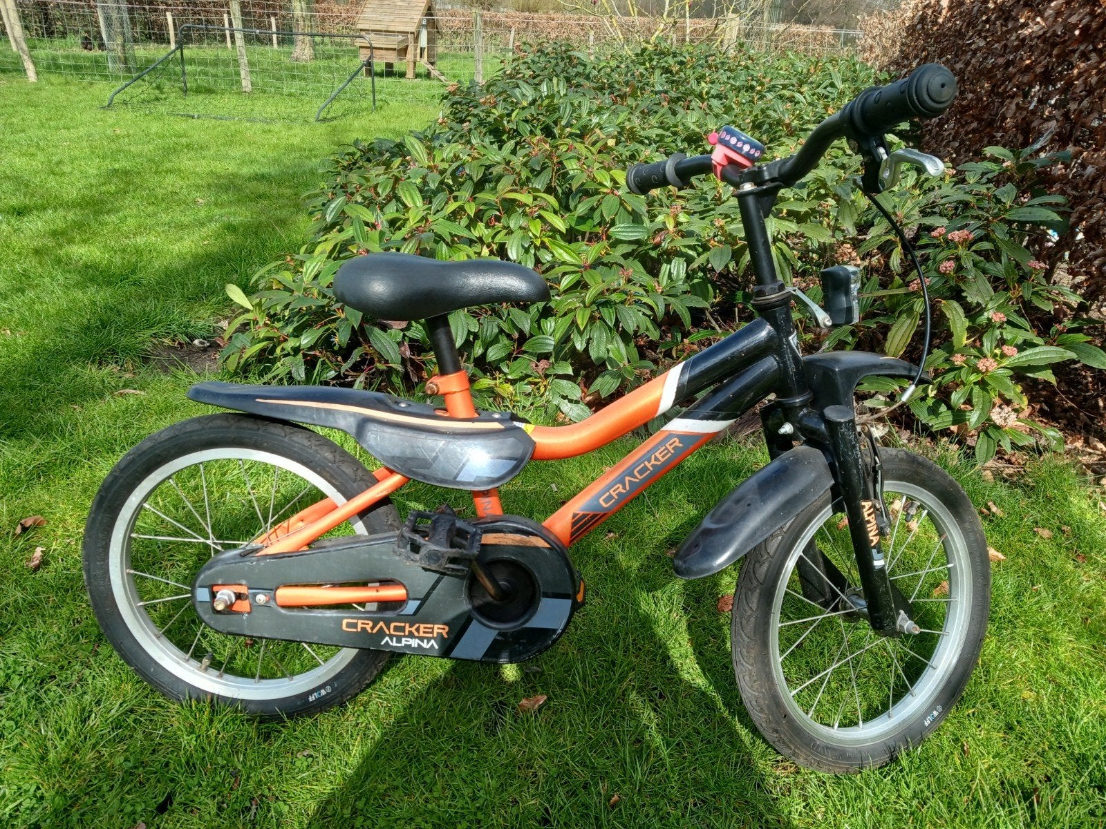 Te koop: Cracker Alpha jongensfiets – oranje/zwart – zeer go, Heren, Zo goed als nieuw, Ophalen, Overige merken
