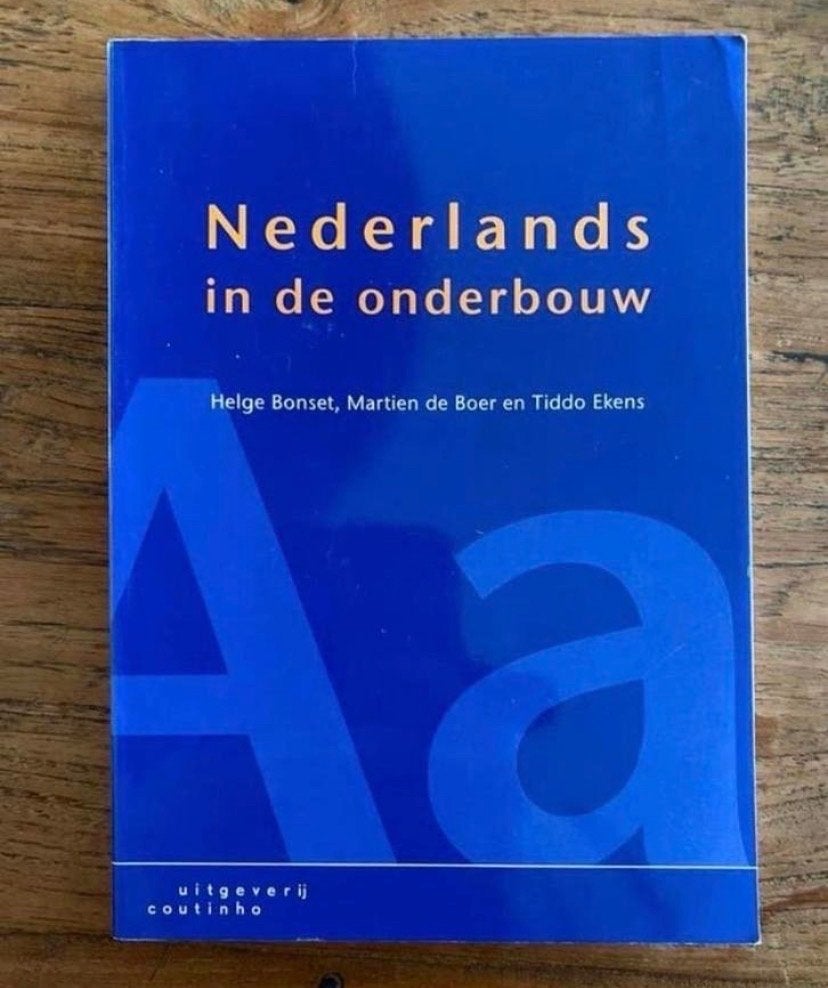 Leerboek Nederlands in de onderbouw - Helge Bonset e.a., Boeken, Studieboeken en Cursussen, Ophalen of Verzenden, Alpha, Zo goed als nieuw
