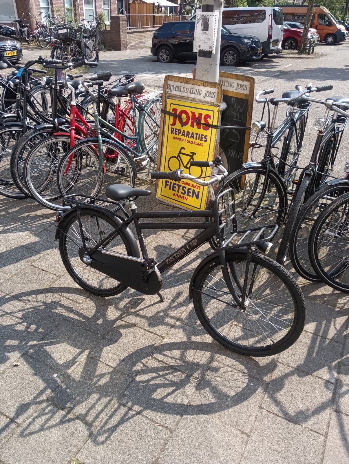 Cortina U4 jongensfiets 24 inch 3 versnellingen, Ophalen of Verzenden, Gebruikt, 24 inch, Versnellingen