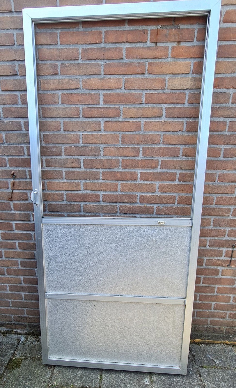 Aluminium hordeur, Doe-het-zelf en Verbouw, Deuren en Horren, Ophalen, Gebruikt, 80 tot 100 cm, Hordeur