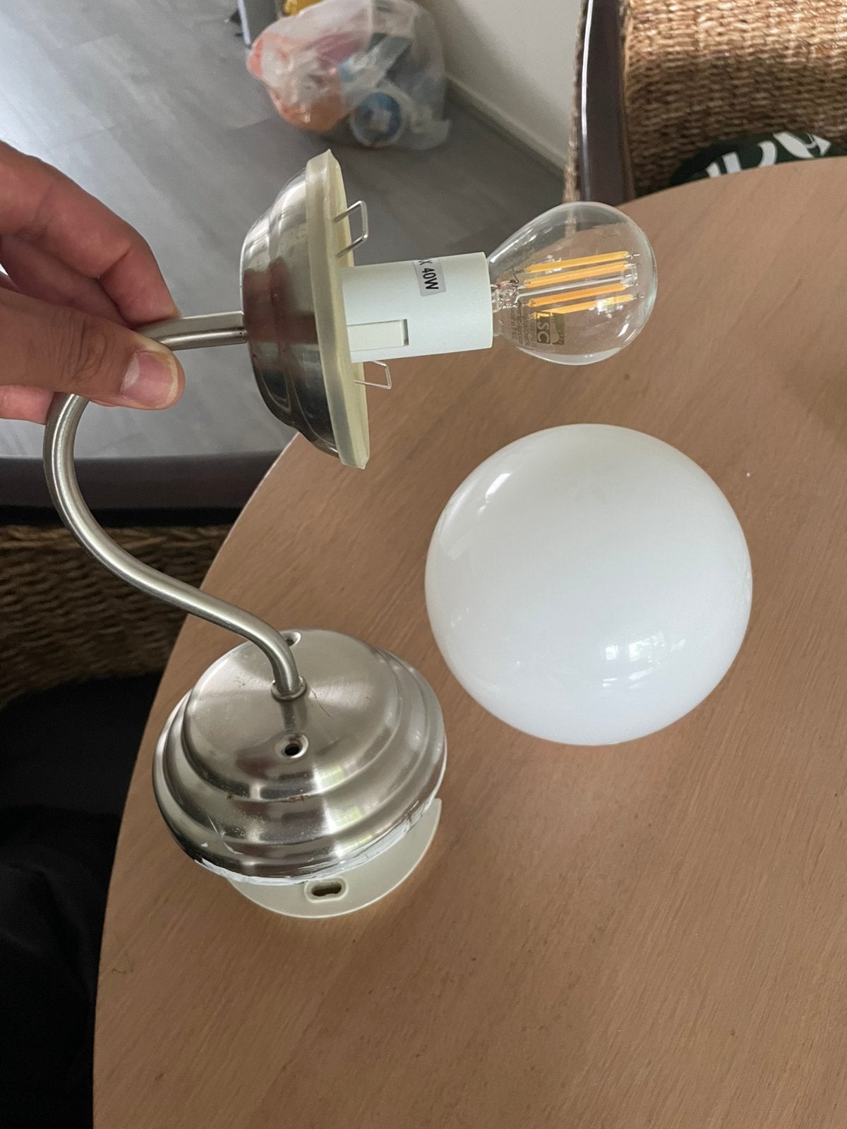 Spiegellamp, Huis en Inrichting, Ophalen, Zo goed als nieuw, Spiegellamp of Schilderijlamp