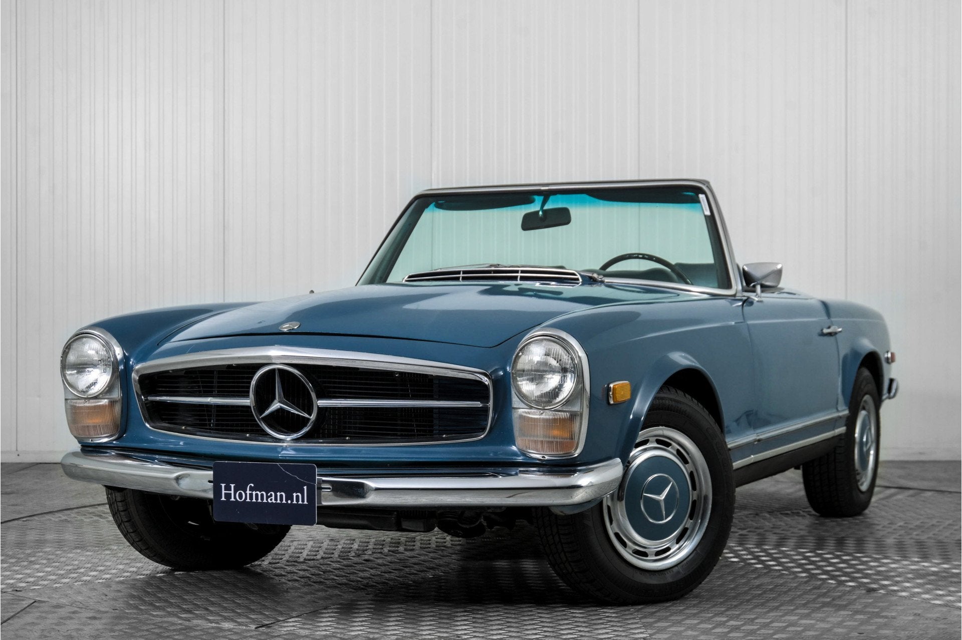 Mercedes-Benz 280 SL Pagode (bj 1969), Auto's, Gebruikt, Cabriolet, Blauw, Bedrijf