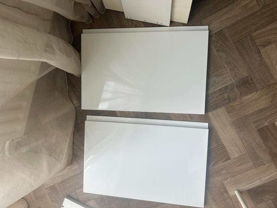 2x ikea Voxtrop mat wit lade front 60x40, Gebruikt, Wit, Minder dan 100 cm, 25 tot 50 cm