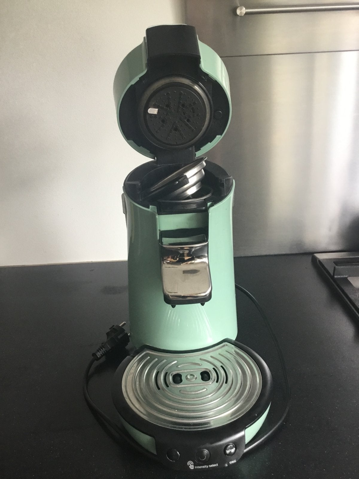 Philips Senseo koffiezetapparaat - Mintgroen, Witgoed en Apparatuur, Koffiezetapparaten, Ophalen, Koffiepads en cups, Gebruikt