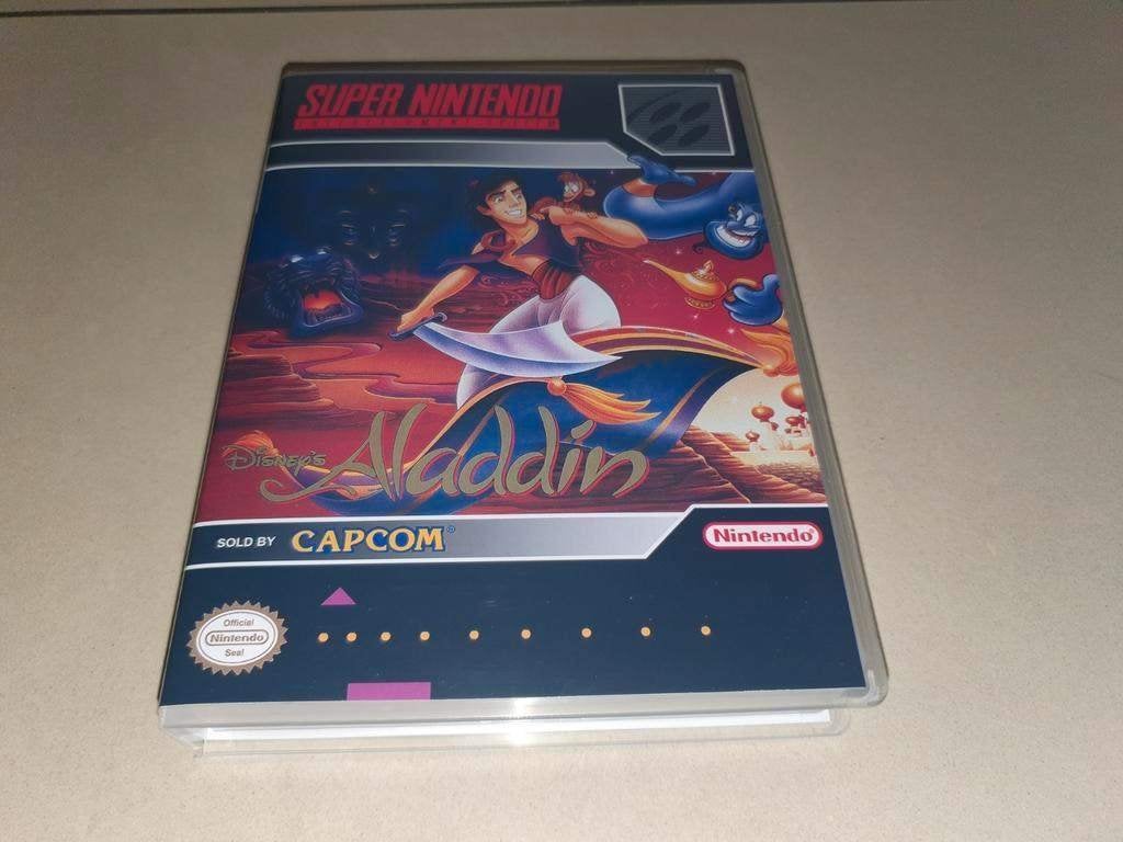 Aladdin SNES Game Case, Avontuur en Actie, Verzenden, 1 speler, Zo goed als nieuw