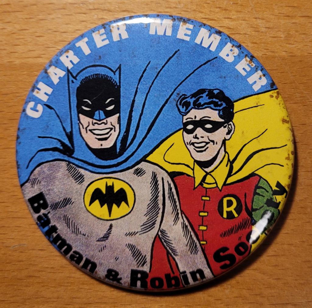 Batman 1966 retro button DC., Verzamelen, Speldjes, Pins en Buttons, Ophalen of Verzenden, Overige onderwerpen