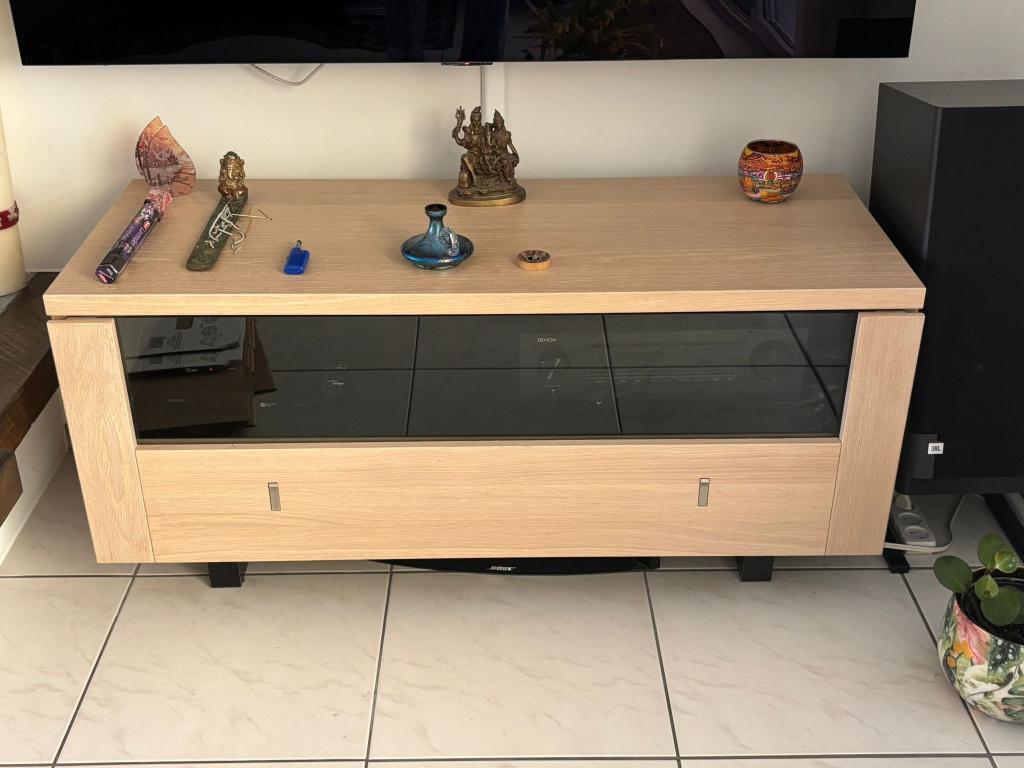 Audiomeubel met verlichting, Ophalen, Gebruikt, 100 tot 150 cm, Minder dan 100 cm