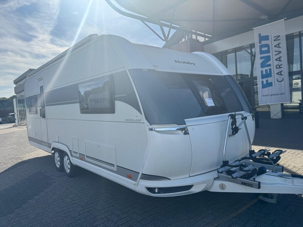 Hobby Excellent 620 CL 2022 Mover,Airco,Luifel!!, Standaardzit, Hobby, 2 aparte bedden, Bedrijf