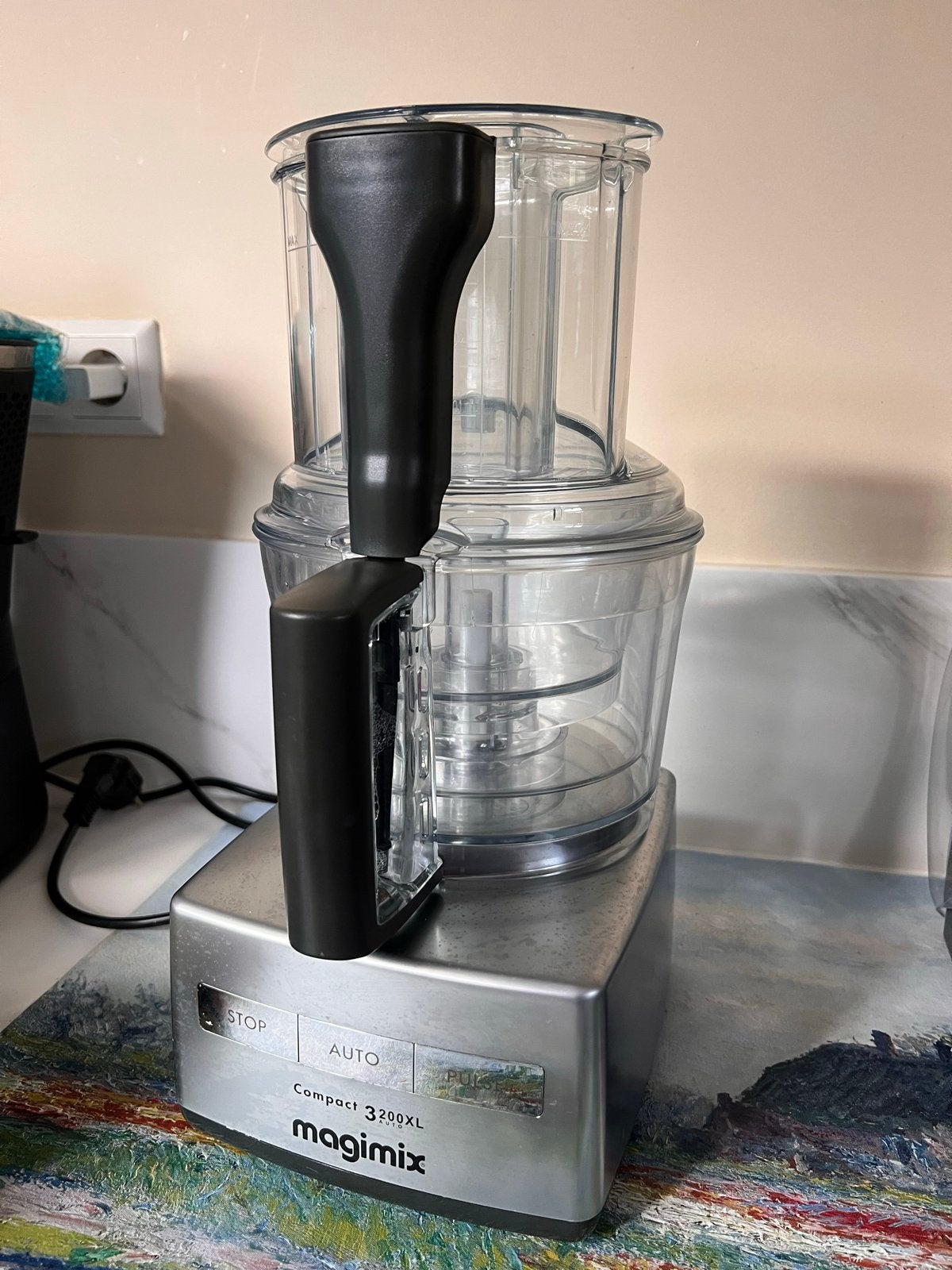 Magimix Compact 3200XL Foodprocessor - Zo goed als nieuw, Ophalen, 3 snelheden of meer, Zo goed als nieuw, 2 tot 3 liter