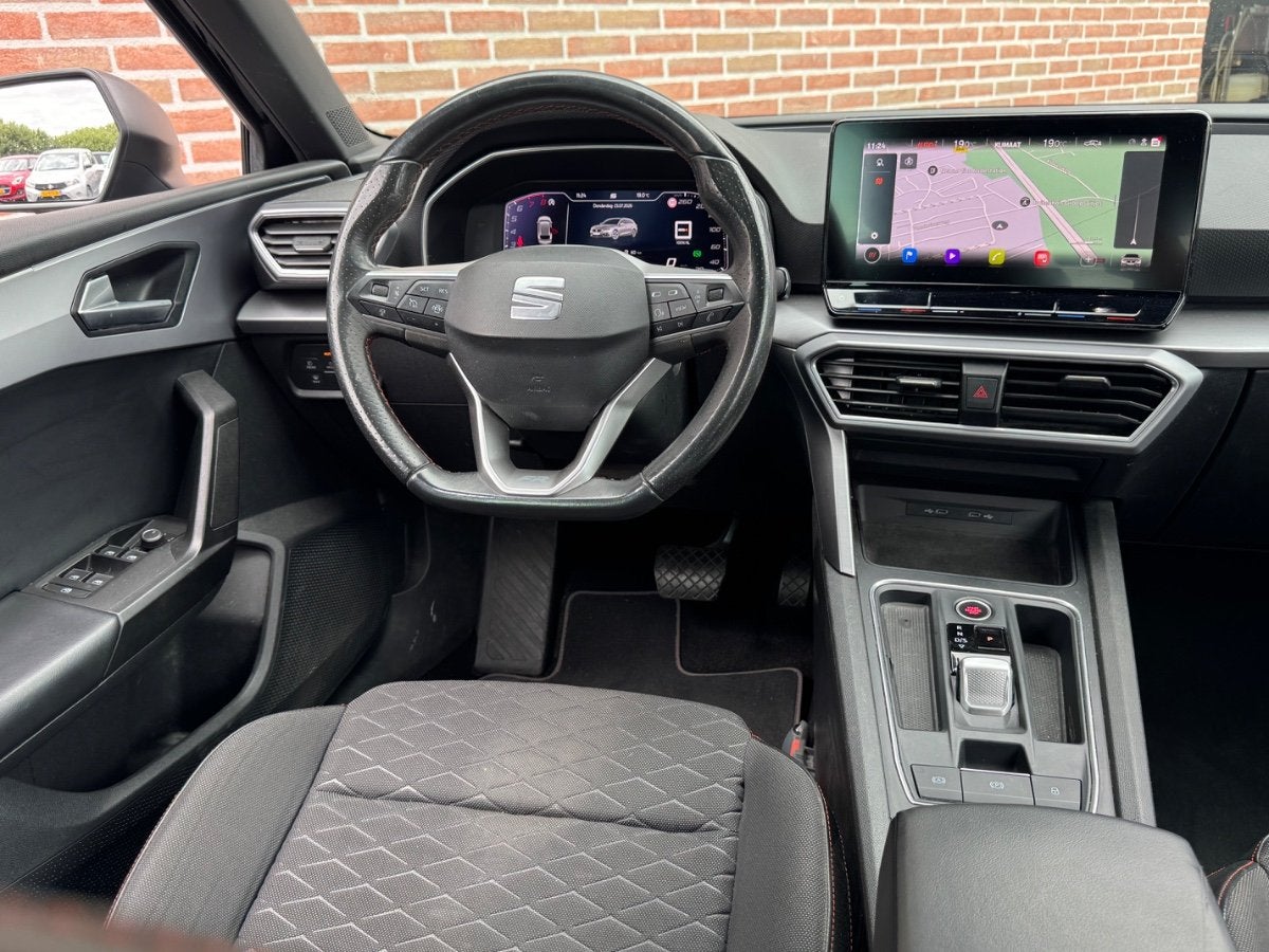 SEAT Leon Sportstourer 1.5 eTSI DSG | FR Business Intense |, Auto's, Automaat, Adaptive Cruise Control, Euro 6, 4 cilinders