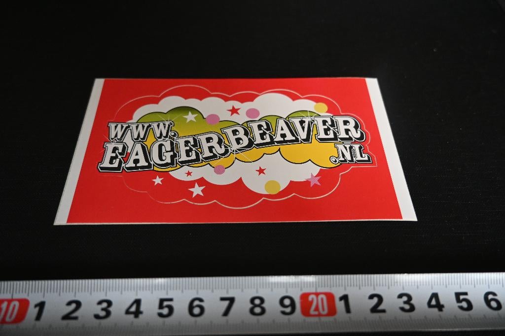 sticker EAGERBEAVER, Ophalen, Zo goed als nieuw