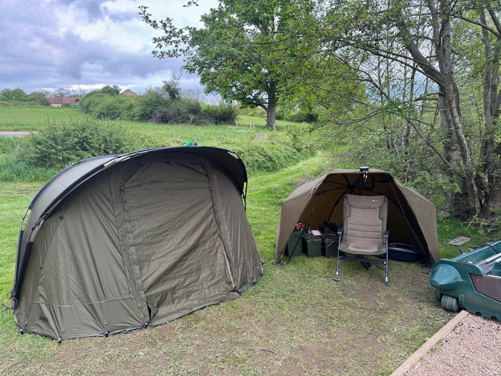 Fox Voyager 1-persoons tent met binnentent en overwrap, Ophalen of Verzenden, Gebruikt, Tot en met 2