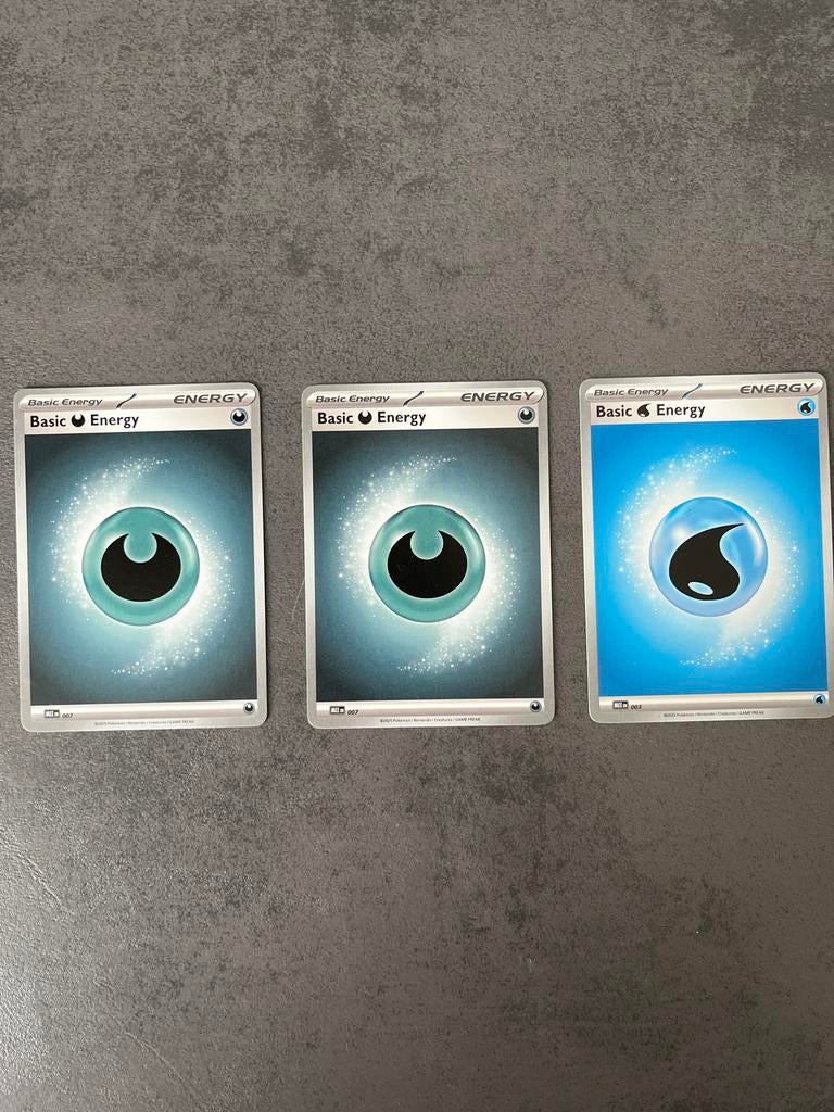 3 Basic Energy Pokémon kaarten, Ophalen of Verzenden, Nieuw, Meerdere kaarten