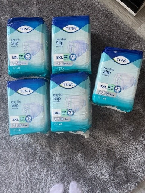 TENA Proskin slip Bariatric 3XL- 5 pakken te koop, Diversen, Ophalen, Nieuw