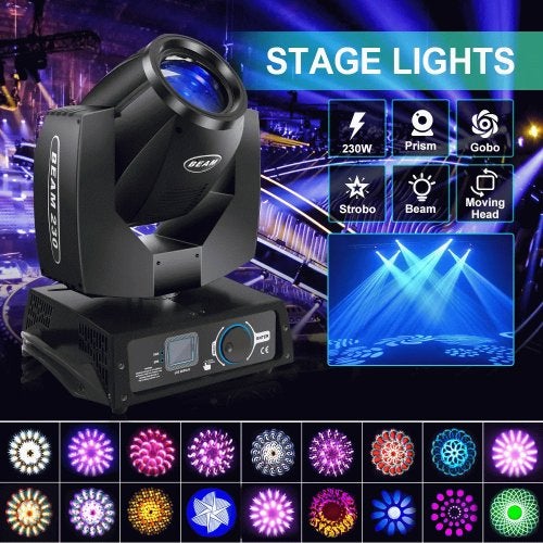 DJLicht 230W Beam gobo movinghead, Geluidgestuurd, ., Nieuw, Ophalen of Verzenden