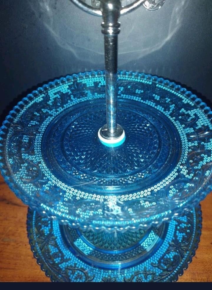 Vintage Kastehelmi Etagère - Oiva Toikka - Iittala, Huis en Inrichting, Ophalen of Verzenden, Zo goed als nieuw, Rond, Overige materialen