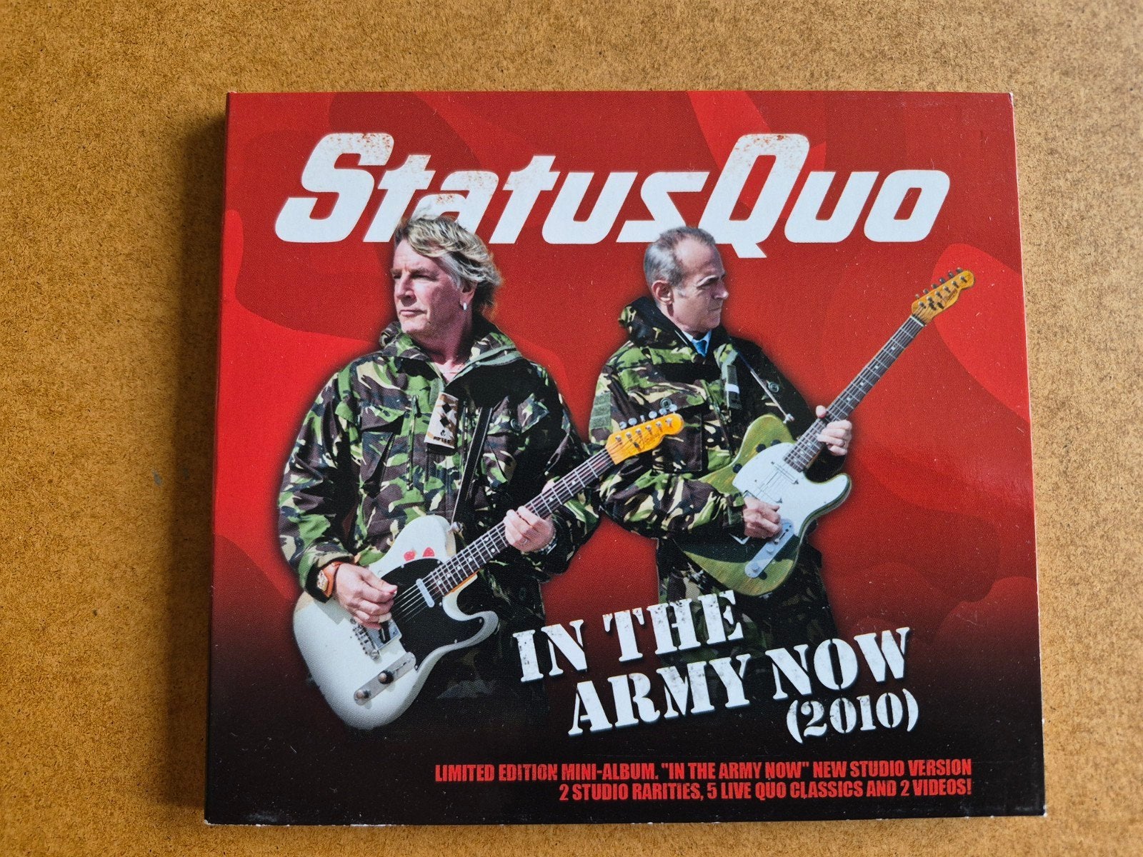 Status Quo In the Army Now mini album Cd., Ophalen of Verzenden, Zo goed als nieuw, Poprock