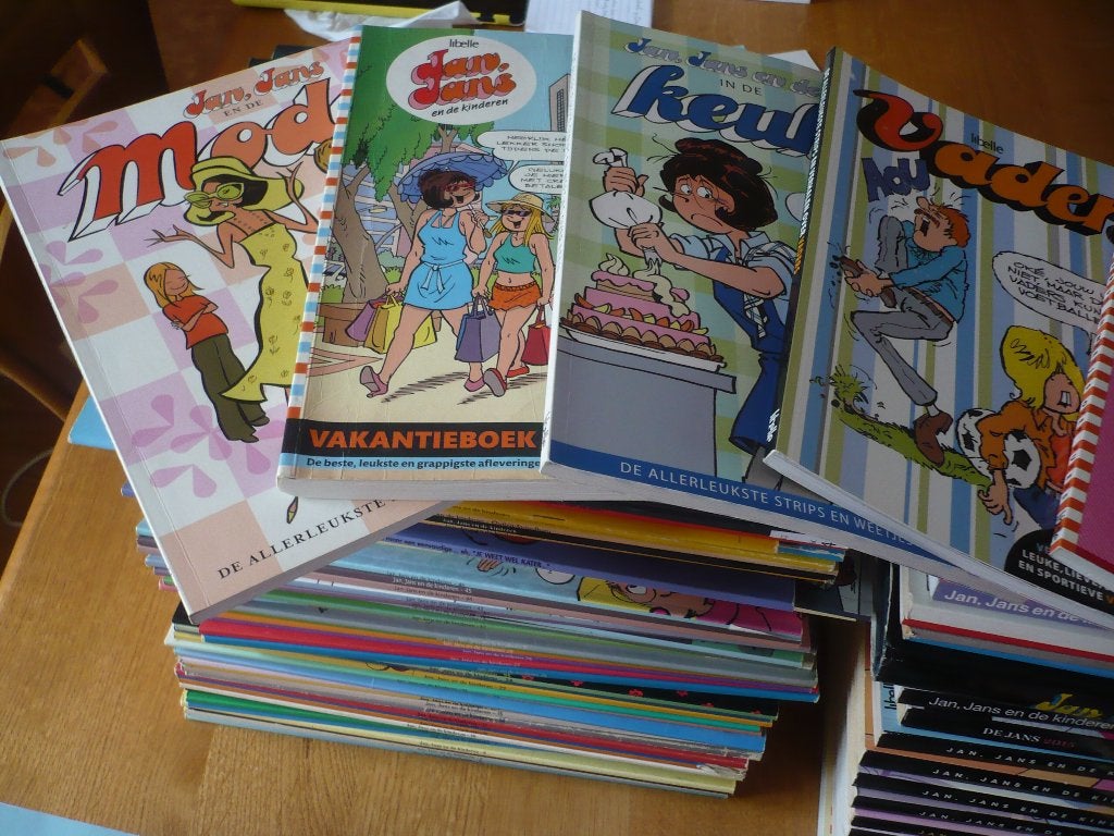 Jan, Jans en de kinderen, Boeken, Stripboeken, Meerdere stripboeken, Ophalen, Gelezen, Jan Kruis