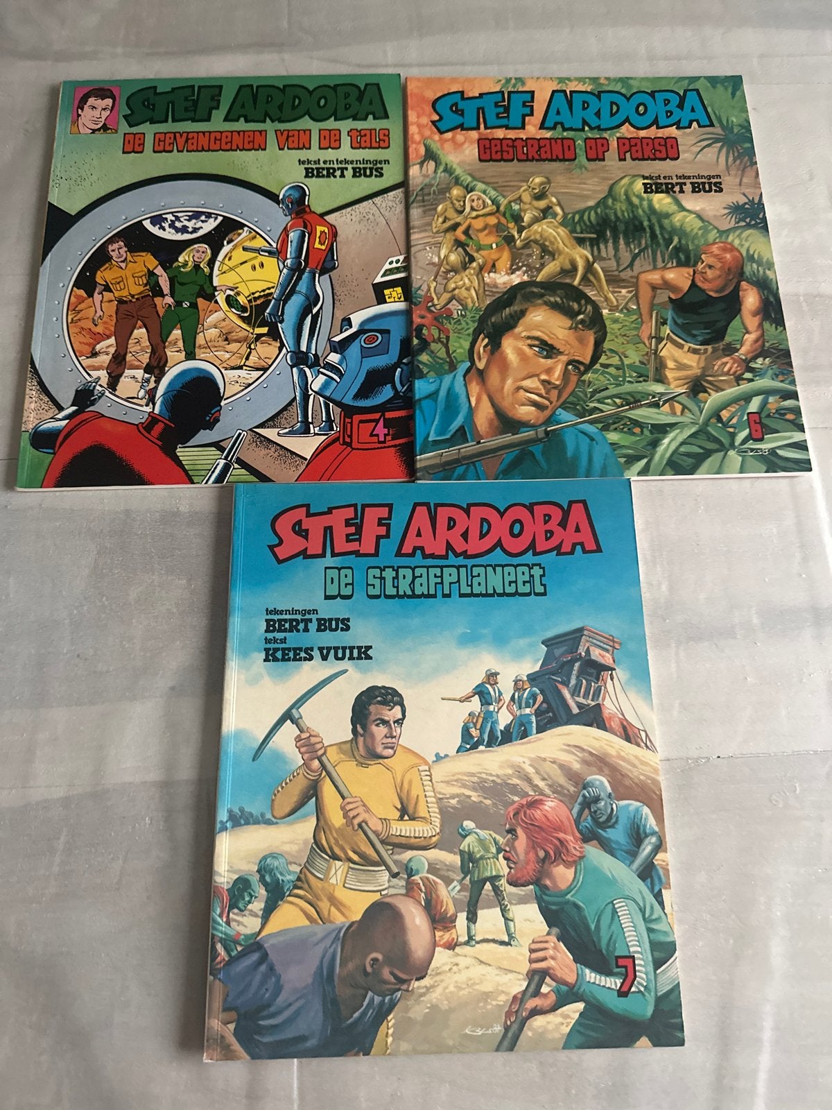 Stef Ardoba stripboeken - 3 delen, Boeken, Meerdere stripboeken, Ophalen of Verzenden, Gelezen