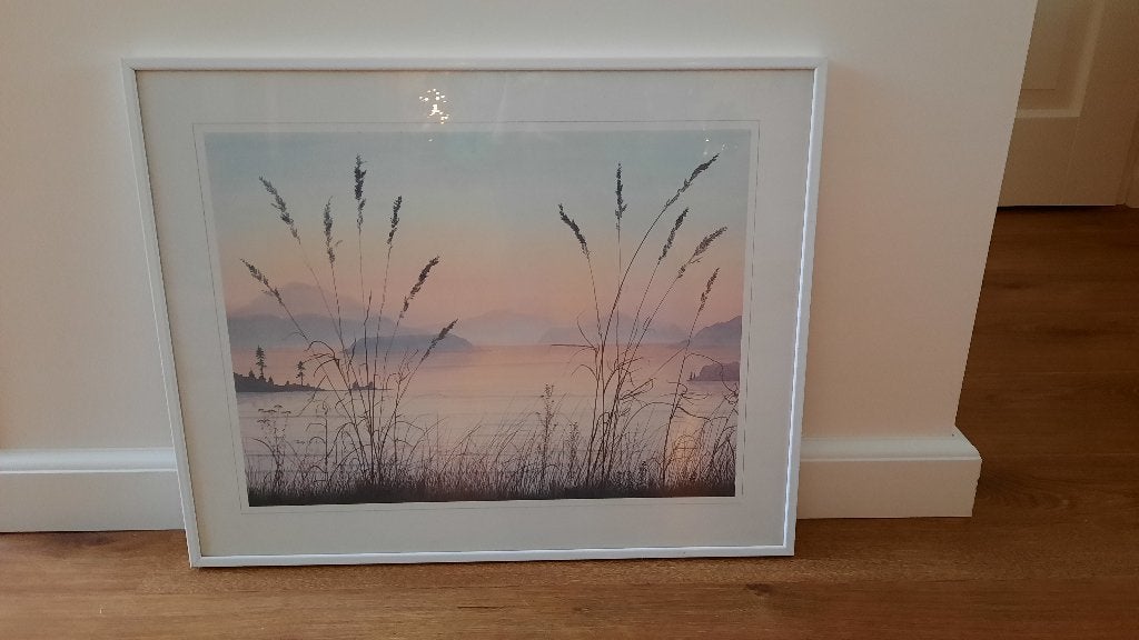 Print 40 x 50 cm in lijst met glasplaat zgan, Ophalen, 5 – 50, 50 tot 75 cm, Print