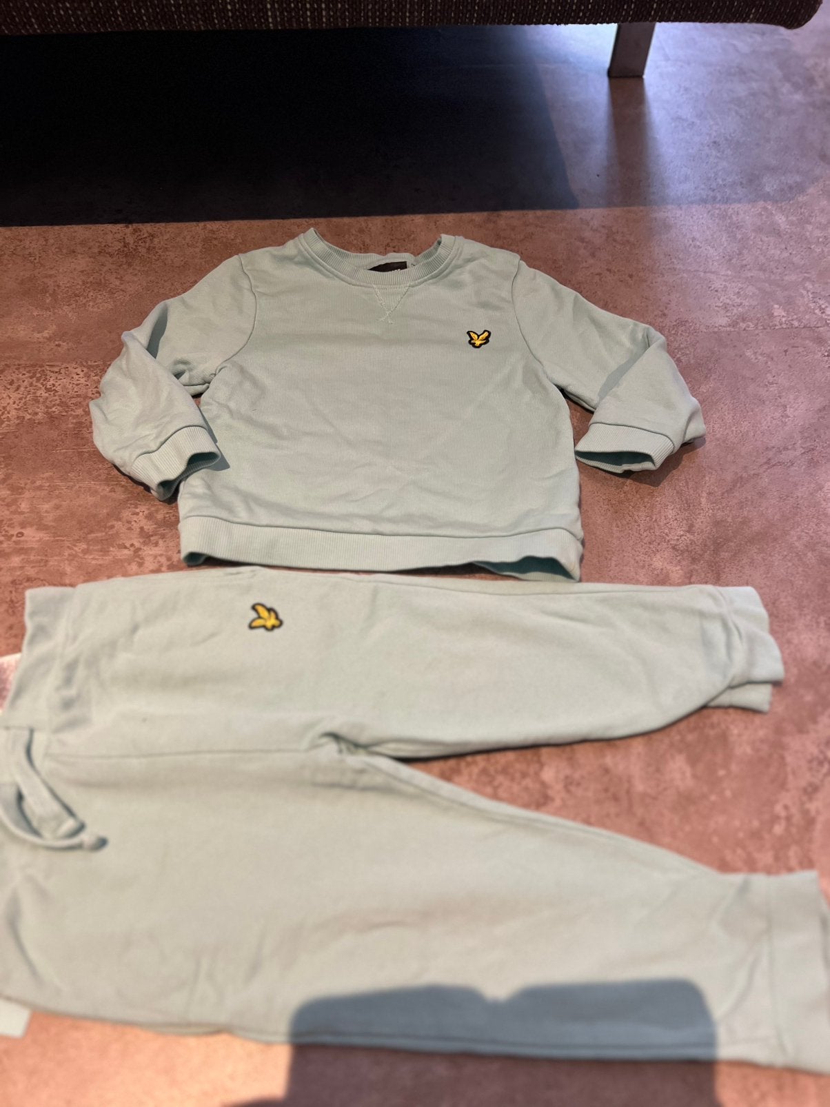 Lyle&Scott  maat 98 origineel zgan Blauw, Ophalen of Verzenden, Zo goed als nieuw, Jongen, Setje