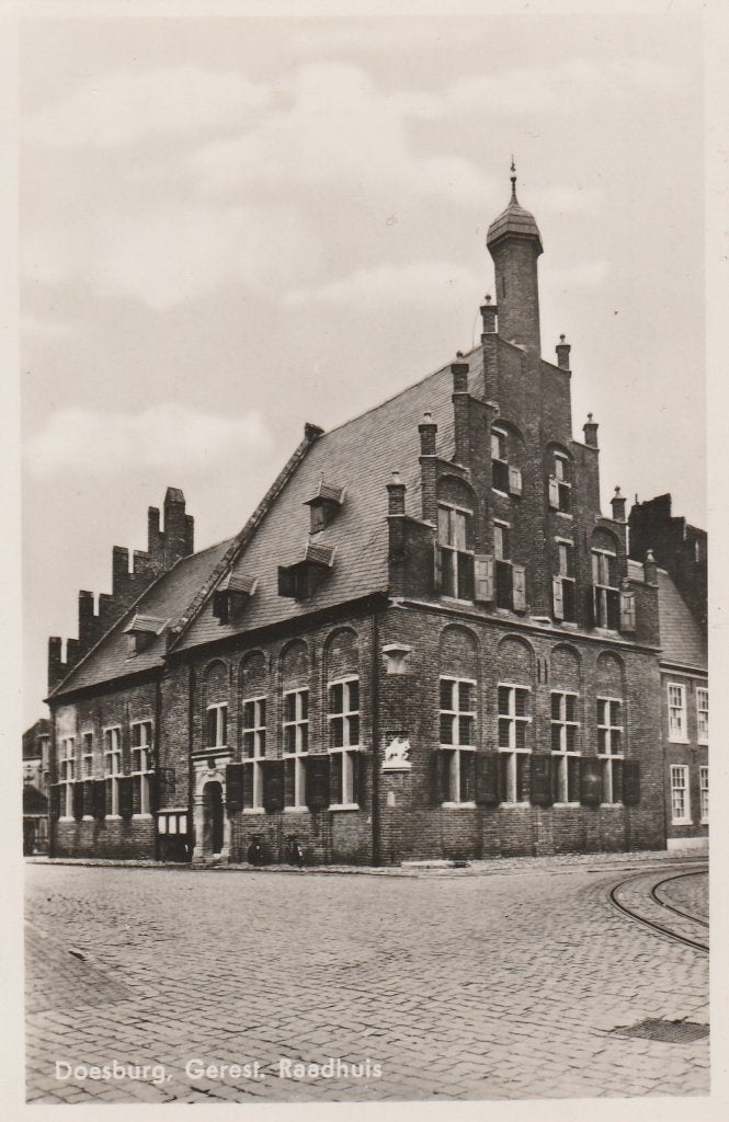 doesburg- raadhuis, Ophalen of Verzenden, 1940 tot 1960