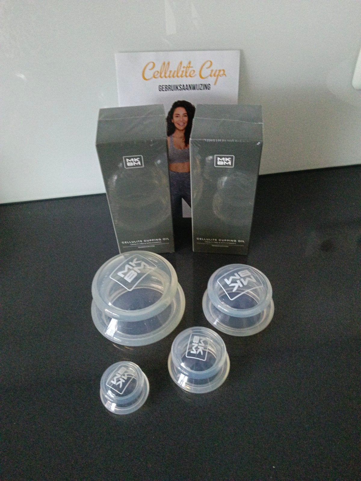 Cellulite Cup set met olie en gebruiksaanwijzing, Ophalen of Verzenden, Nieuw, Overige typen