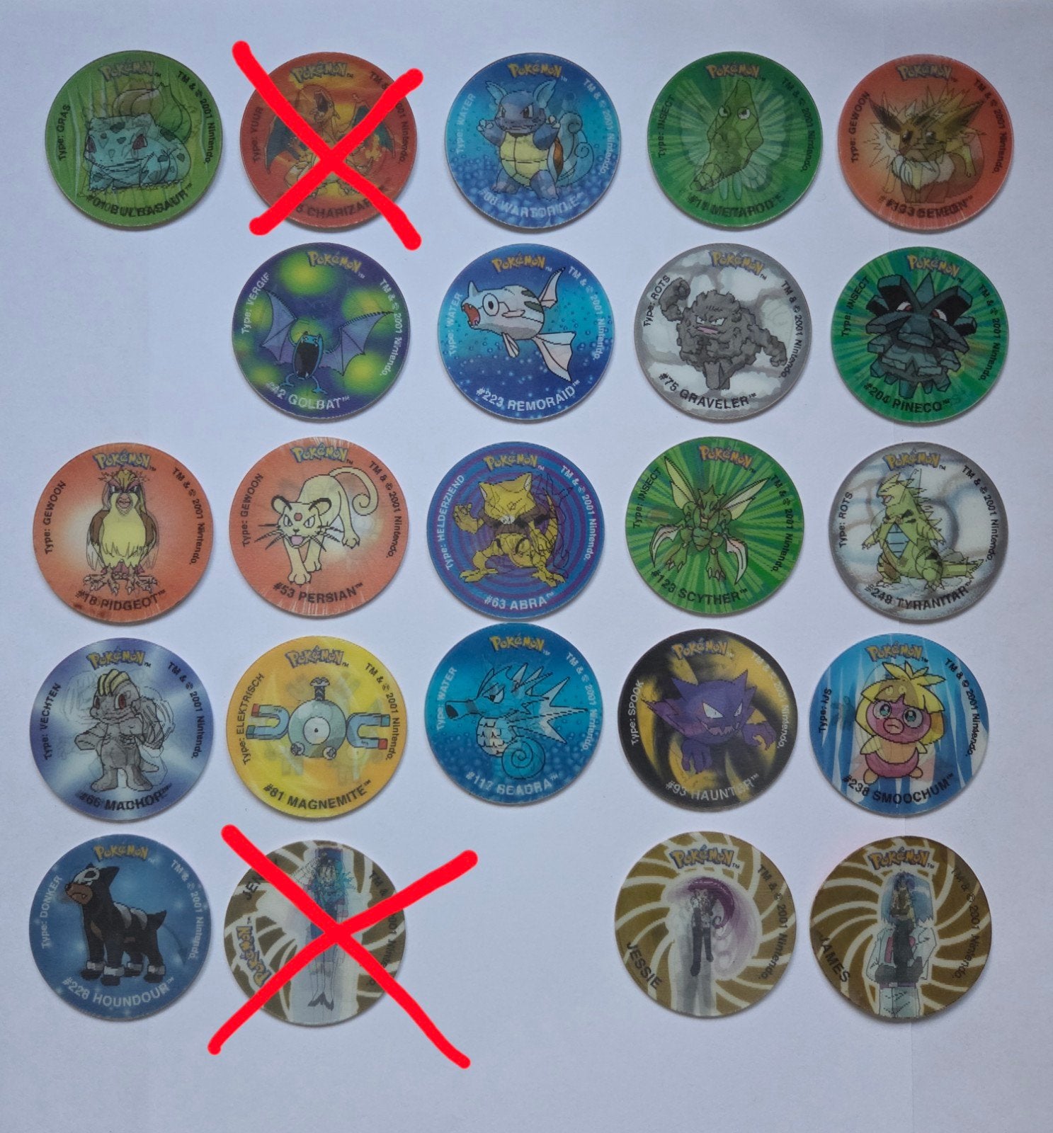 Pokémon Lenticulaire Flippo Set Powerplay (21/25), Ophalen of Verzenden, Verzameling